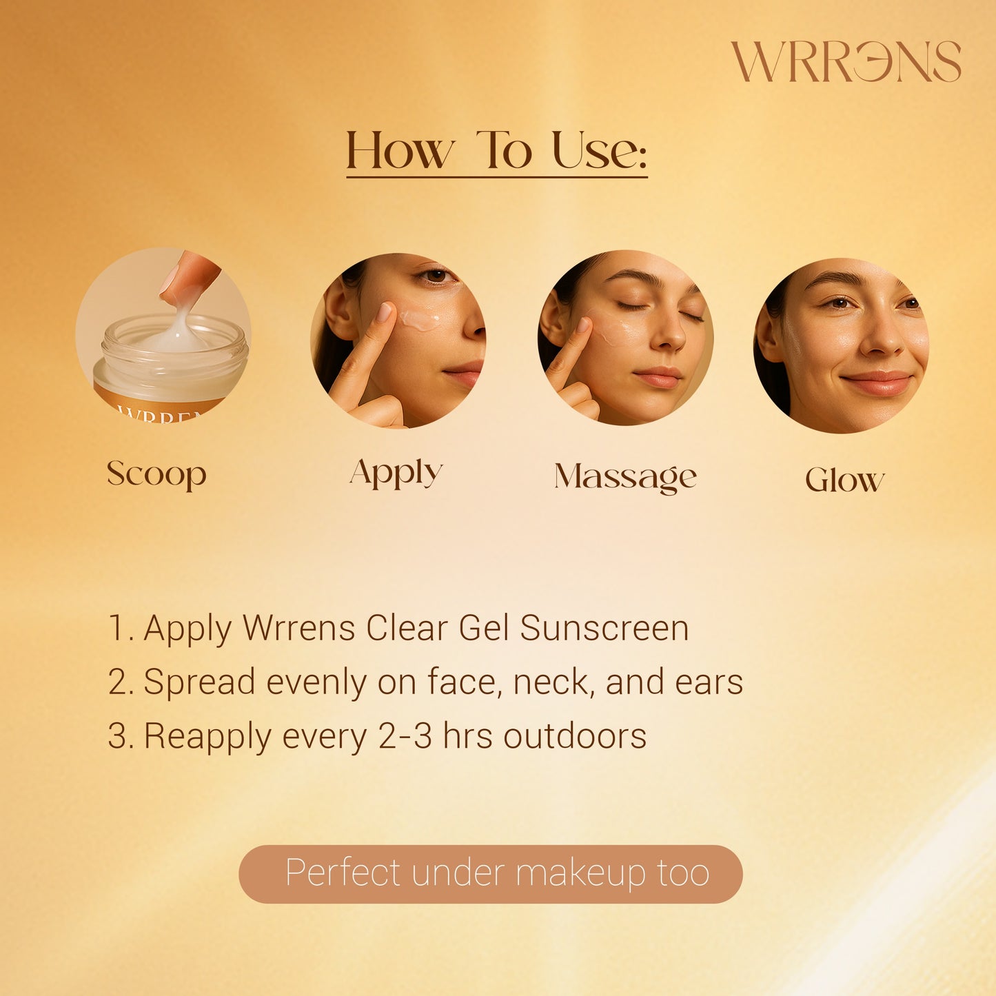 Clear Gel Sunscreen SPF 50+++