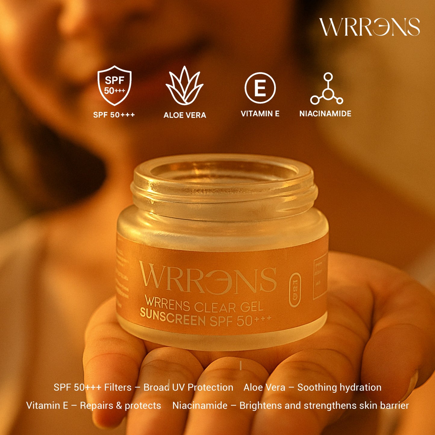 Clear Gel Sunscreen SPF 50+++