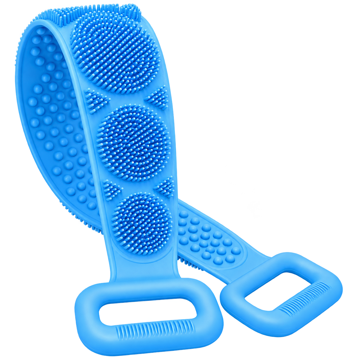 Silcone bath scrubber belt