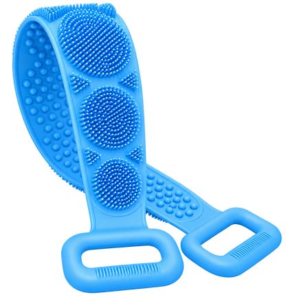 Silcone bath scrubber belt
