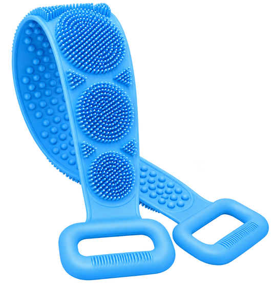 Silcone bath scrubber belt