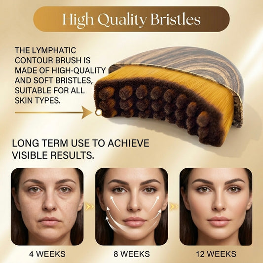 lymphatic facial brush with travel case