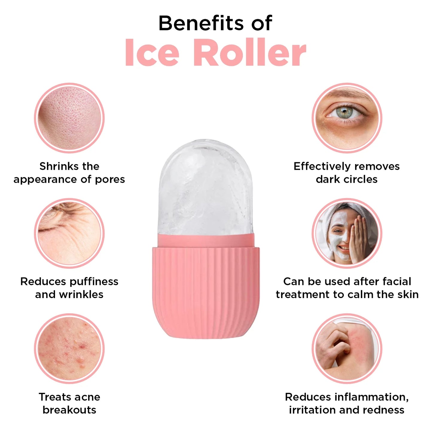 Silicon Ice Roller pack of 2