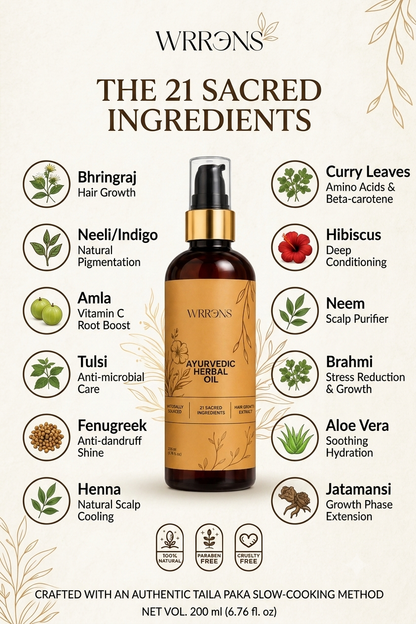 Wrrens Ayurvedic Herbal Oil
